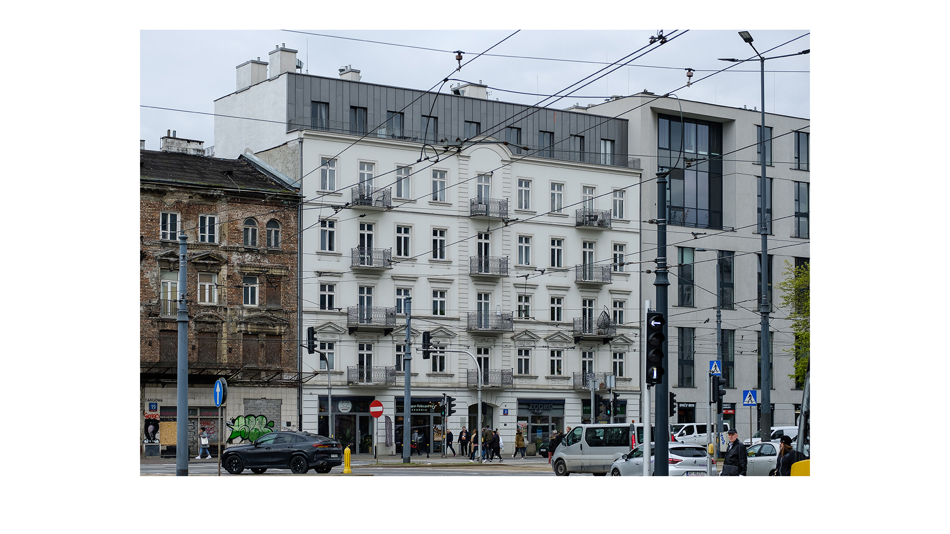 Photo facade elewacja fasada rysunek architektoniczny kamienica targowa 21